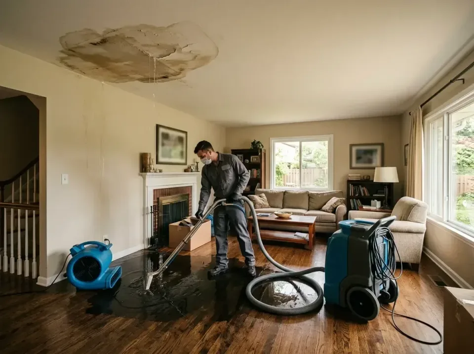 attic-pipe-burst-ceiling-drip-008 — frequently asked questions, Water Damage Restoration & Carpet Care in Lake Ridge, VA